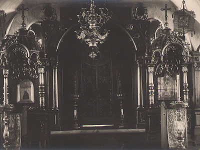 Первые фото храма (1924 г.)