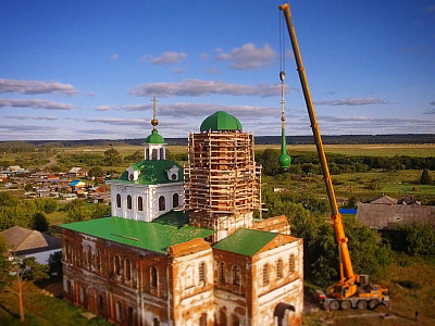 Фото строительства храма 